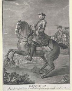 Kongen af Preussen Frederik II af Artist Unknown