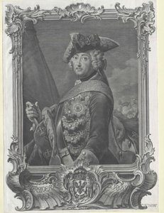 Kongen af Preussen Frederik II af Artist Unknown