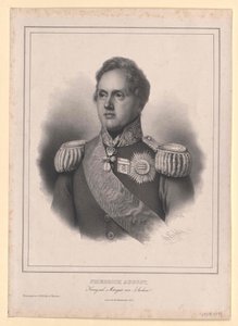 Kong af Sachsen Frederic August II af Artist Unknown