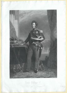 Franskmændenes konge Louis Philipp af Artist Unknown