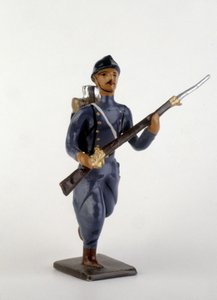 Ledende soldat: den behårede. af Artist Unknown