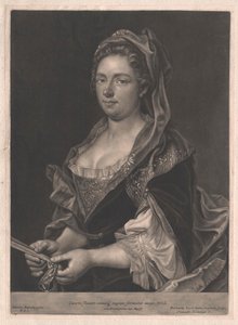 Levede omkring 1735 Haberstock af Artist Unknown