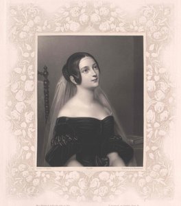 Louise baronesse von Neubeck (print) af Artist Unknown