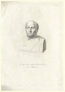 Lucius Annaeus Seneca (print) af Artist Unknown