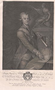 Ludwig Konrad Graf Lehrbach af Artist Unknown