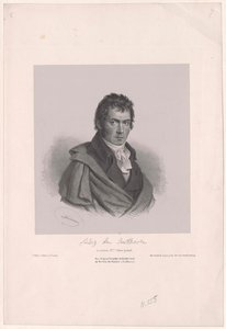 Ludwig van Beethoven af Artist Unknown
