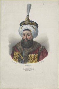 Machmud II Sultan af Tyrkiet af Artist Unknown
