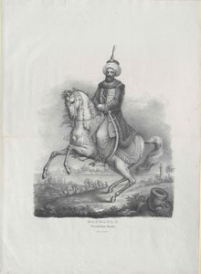 Machmud II sultan af Tyrkiet, af Artist Unknown