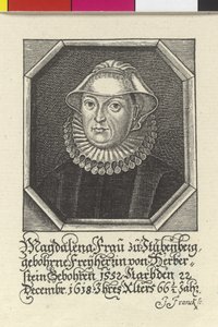 Magdalene Baroness Herberstein af Artist Unknown