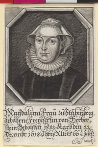 Magdalene Baroness Herberstein af Artist Unknown