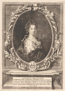 Margarethe Barbara Struve (print) af Artist Unknown