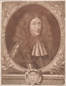 Markgreve af Brandenburg-Ansbach Johann Friedrich (print) af Artist Unknown