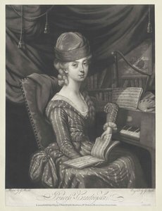 Maria Anna prinsesse Czartoryska af Artist Unknown