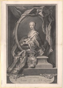 Maria Clementine Sobieska af Artist Unknown