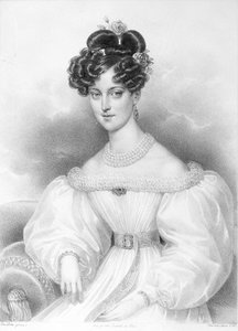 Marie Charlotte baronesse af +1841 Kerpen af Artist Unknown