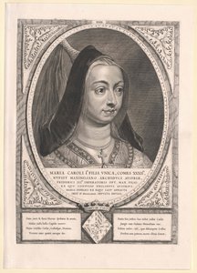 Maria af Burgund (print) af Artist Unknown