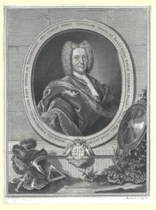 Nikolaus Bartholomäus Baron von Danckelmann (tryk) af Artist Unknown