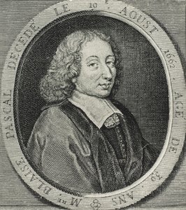 PASCAL, Blaise (1623-1662). Fransk matematiker, fysiker og filosof. Gravering af Artist Unknown