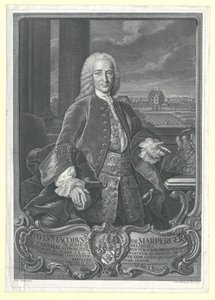 Paul Jakob von Marperger af Artist Unknown