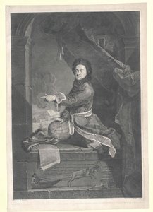 Pierre Louis de Maupertuis af Artist Unknown