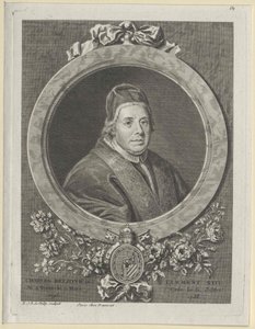 Pave Clement XIII (print) af Artist Unknown
