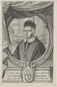 Pave Clement XII (print) af Artist Unknown