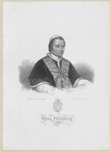 Pave Pius IX af Artist Unknown