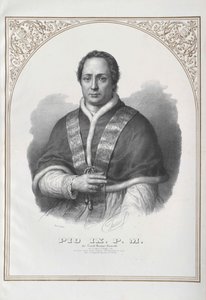 Pave Pius IX af Artist Unknown