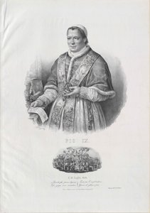 Pave Pius IX af Artist Unknown