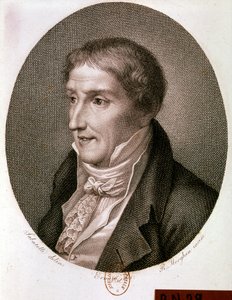 Portræt af Alessandro Volta (kobberstik) af Artist Unknown
