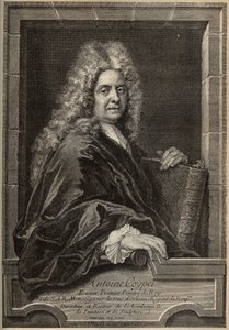 Portræt af Antoine Coypel (kobberstik) af Artist Unknown