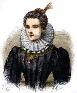 Portræt af Catherine Henriette de Balzac d
