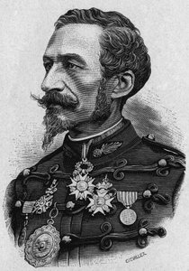 Portræt af oberst de Bange eller Charles Ragon de Bange (1833-1914), en fransk officer, opfinder af et artillerisystem, der bærer hans navn. af Artist Unknown