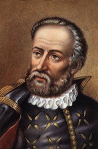 Portræt af den portugisiske navigatør Fernand de Magellan (chromo) af Artist Unknown