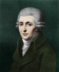 Portræt af Franz Joseph Haydn (1732-1809). af Artist Unknown