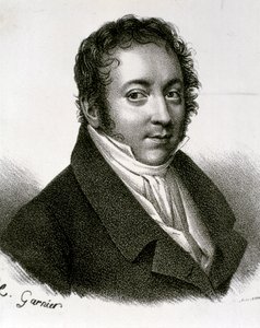 Portræt af Gioachino Antonio Rossini (radering)