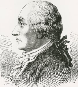 Portræt af Jacques Charles (tryk) af Artist Unknown