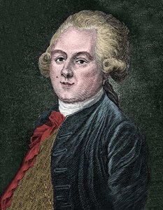 Portræt af Louis-Sebastien Mercier, fransk essayist og dramatiker. af Artist Unknown