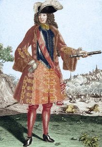 Portræt af marskal Francois de Neufville, hertug af Villeroy - Francois de Neufville de Villeroy af Artist Unknown