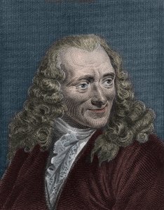 Portræt af Voltaire