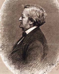Portræt af Wilhelm Richard Wagner af Artist Unknown