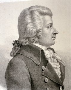 Portræt af Wolfgang Amadeus Mozart (radering)