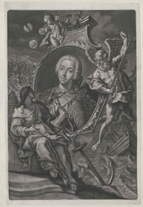 Prins af England Karl Eduard (tryk) af Artist Unknown