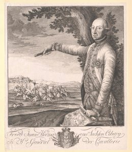 Prins af Sachsen-Coburg-Saalfeld (1737-1815) Frederick Josiah af Artist Unknown