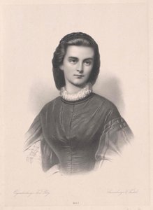 Prinsesse i Bayern-Gelnhausen Marie (print) af Artist Unknown