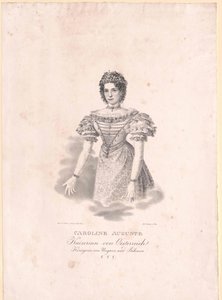 Prinsesse af Bayern (1792-1873) Caroline af Artist Unknown