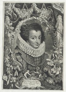 Prinsesse af Frankrig Elisabeth (print) af Artist Unknown