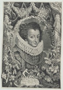 Prinsesse af Frankrig Elisabeth (print) af Artist Unknown
