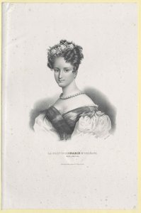 Prinsesse af Frankrig Marie (print) af Artist Unknown