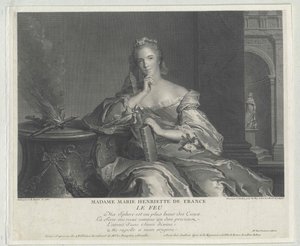 Prinsesse af Frankrig Marie Henriette af Artist Unknown